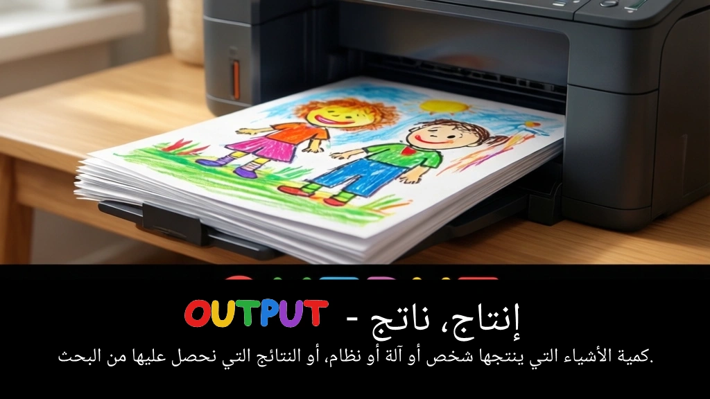 Arabic Illustration for output